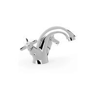 Grifo de lavabo bimando de estilo clásico CLASIC TRES - Oro
