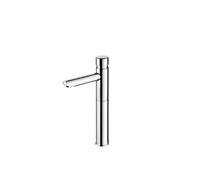 Grifo de lavabo caño alto temporizador de agua de latón con acabado cromo New Ícone de Unisan - Con válvula click-clack