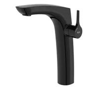 Grifo de lavabo con cartucho cerámico acabado negro titanio cepillado Insignia Roca