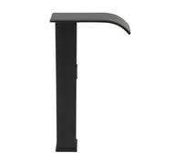 Grifo de lavabo con sensor de infrarrojos, grifo mezclador monomando para baño, grifo mezclador automático sin contacto, grifo con sensor, cromo negro