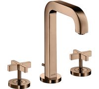 grifo de lavabo de 3 orificios hansgrohe AXOR Citterio 170,