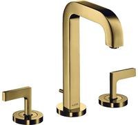 grifo de lavabo de 3 orificios hansgrohe AXOR Citterio 170,
