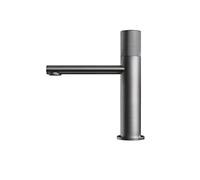 Grifo de Lavabo de Alta Gama de Oro Rosa Cepillado, Grifo Mezclador frío y Caliente con Mango Redondo de latón Macizo para baños de Hotel(M)