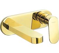 Grifo de lavabo de baño que se monta bajo el yeso de Deante Alpina - Oro - BGA_Z54L