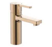 Grifo de lavabo de latón con acabado oro rosado monomando Naia Roca