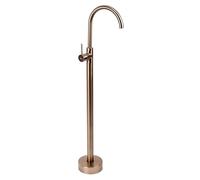 Grifo De Lavabo De Suelo Rea Lungo Brush Copper