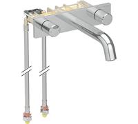 Grifo de lavabo Geberit ONE diseño redondo, montaje en pared, extensión 16,5 cm,