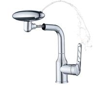 Grifo De Lavabo - Grifo Monomando Para Lavabo Con Caño Giratorio 360° - Diseño Con 4 Modos Y Caño Giratorio 360° Para Lavado De Manos, Cepillado Y Limpieza Facial