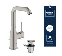 Grifo de lavabo grohe essence monomando caño alto cromo. latón