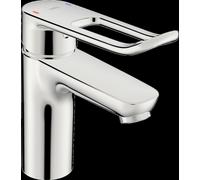 Grifo de lavabo HANSA HANSACARE con palanca de planchado, extensión 114 mm, c...