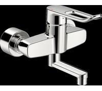 Grifo de lavabo HANSA HANSAclinca, extensión 177 mm, palanca de planchado, cr...