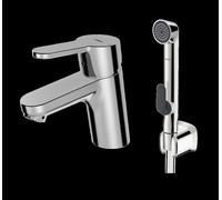 Grifo de lavabo HANSA HANSAPRIMO, con ducha de mano funcional, sin