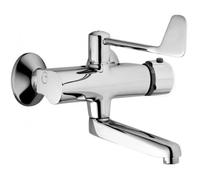 Grifo de lavabo HANSATEMPRA, montaje en pared, extensión 245 mm,