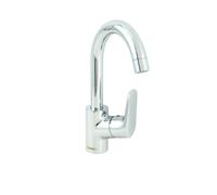 Grifo de lavabo hansgrohe ecos monomando caño alto cromo brillo. antical. latón