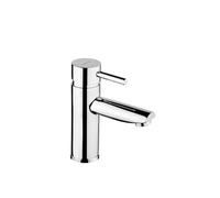 Grifo de lavabo monomando 14 cm latón cromo de alta calidad New Ícone de Unisan - Con válvula click-clack