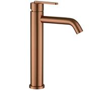 Grifo De Lavabo Rea Ontario High Brush Copper