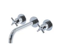 Grifo de lavabo Steinberg serie 250, juego completo, 3 orificios, incluido