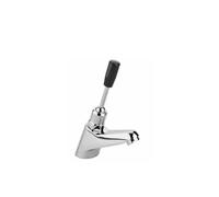 Grifo de Lavabo Temporizado con Maneta Clínica de Latón Cromado Eco Unisan - Sin válvula click-clack