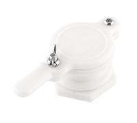 Grifo de miel de abeja Válvula de compuerta de plástico Apicultura Dos colores Extractor Herramienta de embotellado Kit de embotellado de apicultor para sellado de miel de alimentos(blanco)
