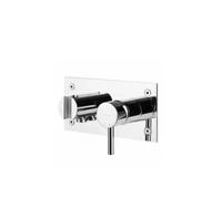 Grifo de Pared para Ducha Monomando Horizontal Tube Unisan - Con kit de ducha