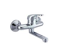 Grifo de Pared para Lavadero, Caño Corto, Lavadero Pared, Cromado B292