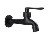 Grifo de piscina for fregona negra, lavadora totalmente automática cobre extendido(A Long)