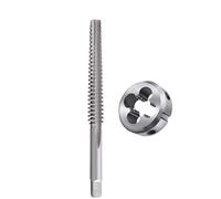 Grifo de rosca helicoidal 1 juego de machos y matrices trapezoidales de mano derecha HSS TR8 10 12 14 16 18 20 22 24 26 28 30 32(T18x2)