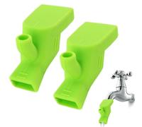 Grifo de silicona - 2 piezas cubierta para extensor de flujo para niños | Casquillo creativo para grifo para ayudar a los niños a lavarse las manos, lavarse los dientes o llegar fácilmente