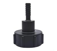 Grifo de tanque IBC de plástico con anillo de sellado para aplicaciones de drenaje en tanque de agua y configuraciones de contenedores IBC (12 mm)