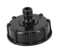 Grifo de tanque IBC de rosca gruesa de 60 mm para contenedor de agua de 1000 litros con conexión de rosca estándar de 2 pulgadas para dispensación de agua (3/4)