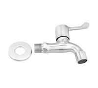 Grifo de una sola palanca, grifo de lavadora de acero inoxidable 304, para el hogar, cocina, jardín, lavandería