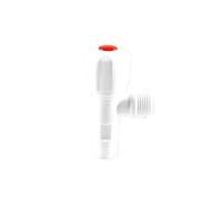Grifo de válvula angular, parada agua, Control llenado inodoro, interruptor grifo for baño, accesorios cocina, 2 uds Para Grifo De Baño(White-Single)