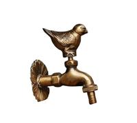Grifo decorativo for exterior con forma de animal rural for jardín, grifo con diseño de gorrión de bronce antiguo, grifo for lavadora