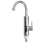 Grifo del Fregadero de la Cocina Grifo del Calentador de Agua eléctrico de Grifo de Agua sin Tanque instantáneo Grifo de Calentamiento rápido Grifo de la Cocina con Pantalla Digital LED Grifo del