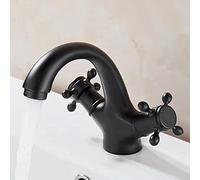 Grifo del Lavabo del baño Vintage, Grifo del Lavabo de latón Baño, Grifo de baños, maricón de tocador de tocador Vintage Caliente, Holgazanes de baños de baño, Vintage Negros