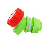 Grifo del tanque de agua - Cuppo de contenedor de agua con cubo de compostaje, Conexión de cable de manguera de barril gris, piezas de reemplazo del tanque 'agua resisten