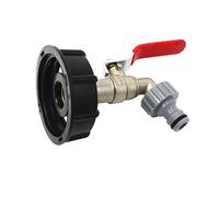 Grifo Deposito 1000 Litros,Grifo Bidon 1000l TANK TAP ADAPTADOR Conector Conector Válvula de reemplazo Piezas de ajuste(140x85mm)
