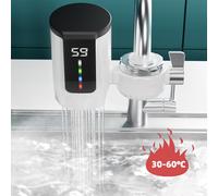 Grifo digital de agua caliente instantánea con pantalla grande (14 x 13,2 cm, 2000 W)