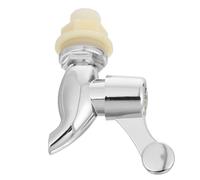 Grifo Dispensador de Cerveza Plata de Plástico para Barril | Control de Flujo, Fácil Instalación y Limpieza, Compatible Barriles y Cubos de Fermentación