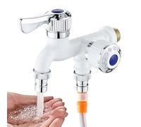 Grifo doble para fregadero de cocina, grifo mezclador de cocina, grifo comercial, palanca de mango individual, giratorio alto 360 con 2 modos de pulverización, grifo frío y caliente estándar del Reino