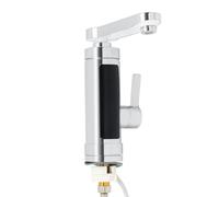 Grifo eléctrico, calentador de agua instantáneo con indicador de temperatura LED, grifo de calefacción instantánea, grifo de agua caliente giratorio 360° para cocina y baño