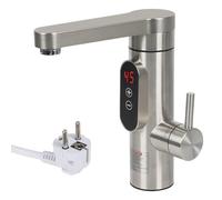 Grifo eléctrico con calentador de agua, grifo de calefacción eléctrica CEIEVER con temperatura ajustable, 30-55 ℃, grifos eléctricos, 230 V, grifo de agua caliente eléctrico de acero inoxidable para
