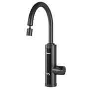Grifo eléctrico de agua caliente con tobera universal, grifo de calentamiento instantáneo para cocina, grifo de agua caliente de acero inoxidable