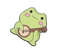 Grifo Elegante broche de músico Flick Frog Ensemble Pin Vivid Animal Badge Casual Wear Faucet, A, A