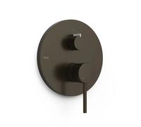 Grifo empotrable de latón con acabado negro bronce y maneta de dos vías STUDY EXCLUSIVE TRES - Sin cuerpo empotrable