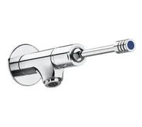 Grifo empotrable para lavabo con sistema antivandálico y acabado cromado Instant Roca