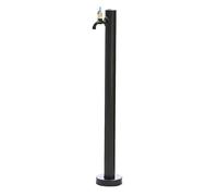 Grifo exterior de acero inoxidable con cerradura - Hidrante de jardín independiente, columna de agua duradera de montaje en suelo para patios, jardines y terrazas - Diseño resistente a la in