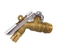 Grifo exterior for jardín, grifo de con cerradura 1/2" DN15, agua latón anticongelante que previene el robo, herramientas
