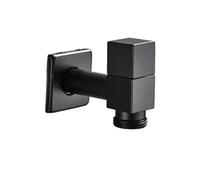Grifo Exterior Negro For Lavadora, Fregona, Piscina, Jardín, Baño, De Agua For Pared Grifo de jardín(Black C)
