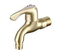 Grifo exterior resistente al óxido， Grifo de agua for jardín exterior 1/2" con palanca latón y válvula cerámica